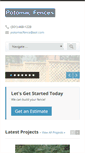 Mobile Screenshot of potomacfence.com