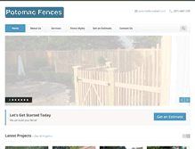 Tablet Screenshot of potomacfence.com